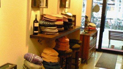 ハンチング帽専門店コッポレッタ店内 コッポレッタ店内